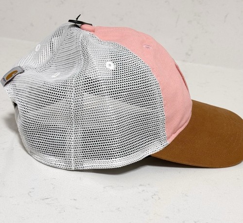 Carhartt Women Canvas Mesh-Back trucker Cap pink camel NWT - Picture 12 of 13