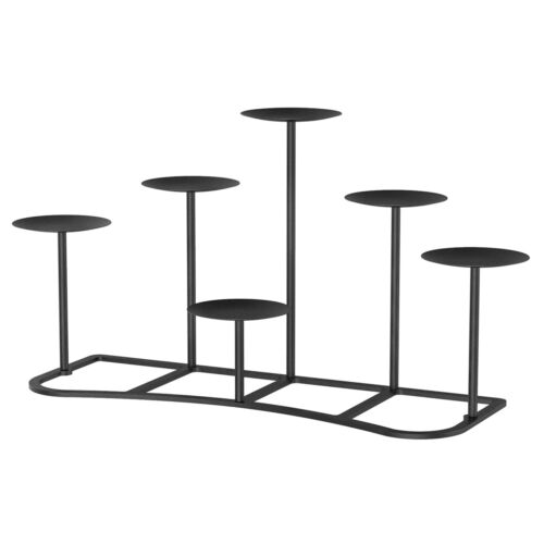 smtyle Christmas DIY 6 Fireplace Candle Candelabra Candleholder Mantle Decor Fla