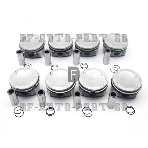 8x Pistons & Rings Set STD 9.3:1 For Audi RS6 C7 RS7 S8 4.0 TFSI CTF CWU CRD DDT - Picture 2 of 5