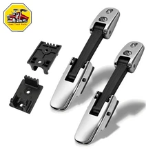 2X Chrome Hood Latch Kit 315-5502 for Peterbilt 325 335 337 384 386 567 569 579
