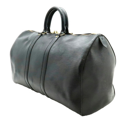 Louis Vuitton Keepall 45 M59152 Epi Leather Boston Travel Bag Noir