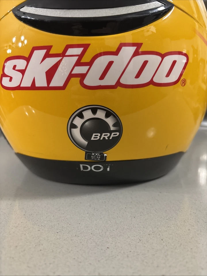 modular technology ski Doo brp flip up Duel Visor Yellow Xxl Lazer 2006 - Image 4 of 4