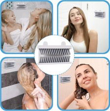 Reusable Hair Collector for Shower, Shower Hair Catcher Wall, White