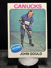 John Gould #266 1975-76 Topps Vancouver Canucks