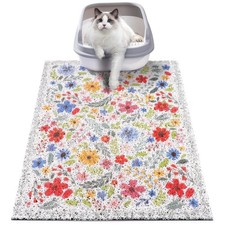 Cat Litter Mat, 20x15 in Litters Box Mat Waterproof Non-slip Easy to Clean Wa...