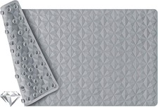 WRISIN Non Slip Bathtub Mat for Bath Tub Shower - 28 x 16 Rectangular , Gray