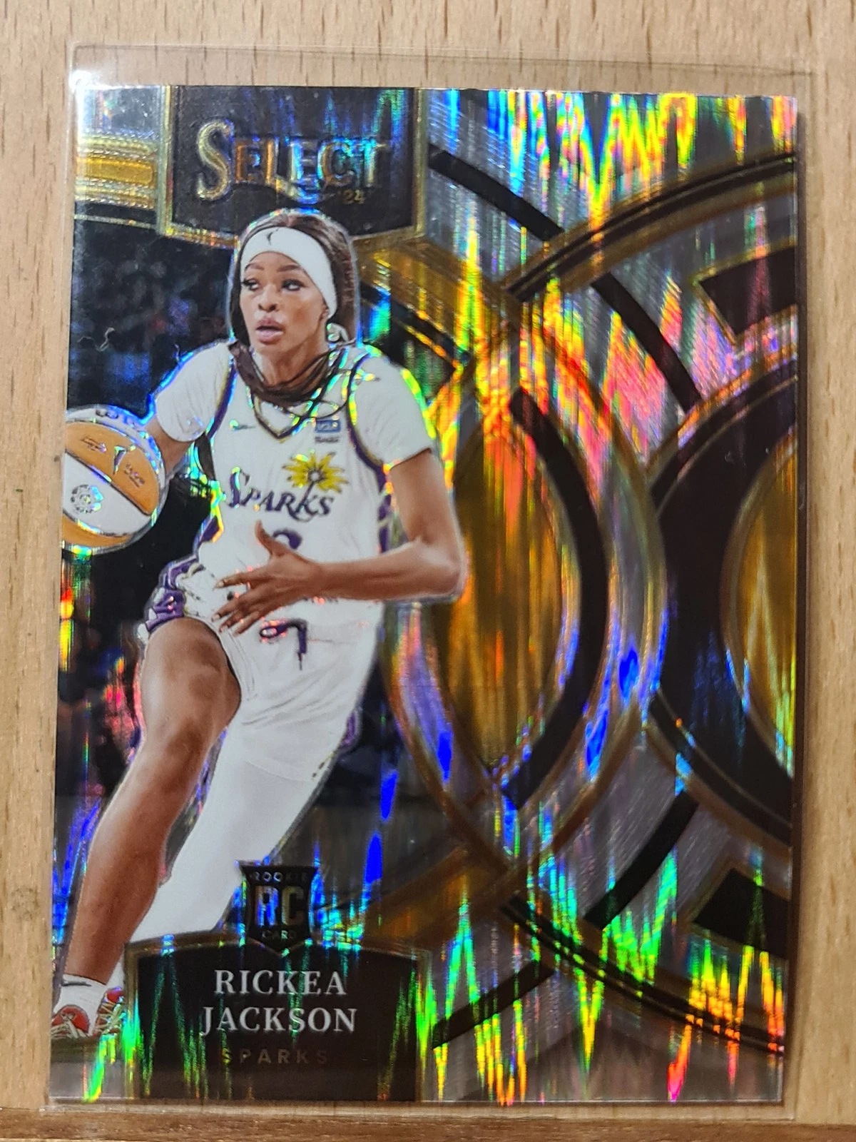 Rickea Jackson #127 2024 Select WNBA Premier Rookie Flash Silver Prizm W0151A