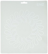 Quilting Creations Open Feather Wreath Quilt Stencil