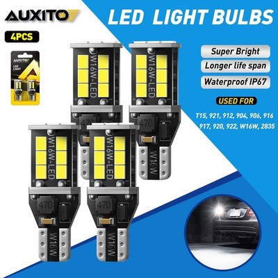 Super Bright White Canbus LED Bulb For Car Backup Reverse Light 912 921 T15 W16W