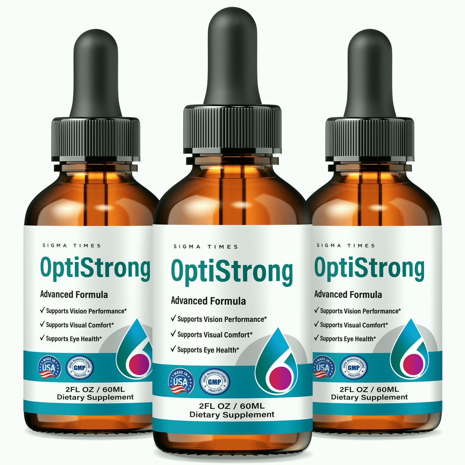 &ndash; Opti Strong Sublingual Formula For Healthy Eyes - 3 Pack