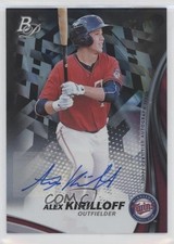 2017 Bowman Platinum Top Prospects Black 2/10 Alex Kirilloff #TPA-AK Auto 2oz
