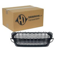 DIEDERICHS KÜHLERGRILL SCHWARZ GLÄNZEND passend für AUDI A5 F5 Rennsport-Look