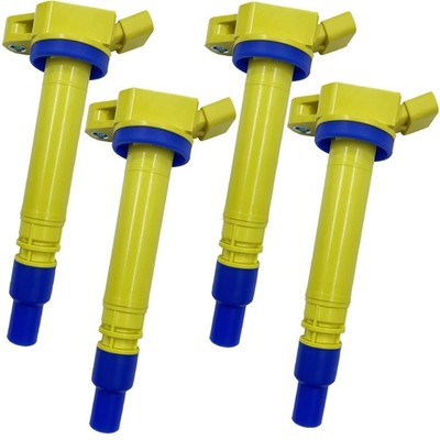 HIGH PERFORMANCE IGNITION COILS SET OF 4 UF-507 90919-02256 90919-A2005 COMAP...