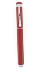 Never Inked 1990s YAFA Red Aluminum Hexagon Med Nib Fountain Pen NO RESERVE — photo 2