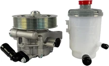 Power Steering Pump with Pulley & Reservoir Fit for 2008-2012 Honda Accord 2.4L