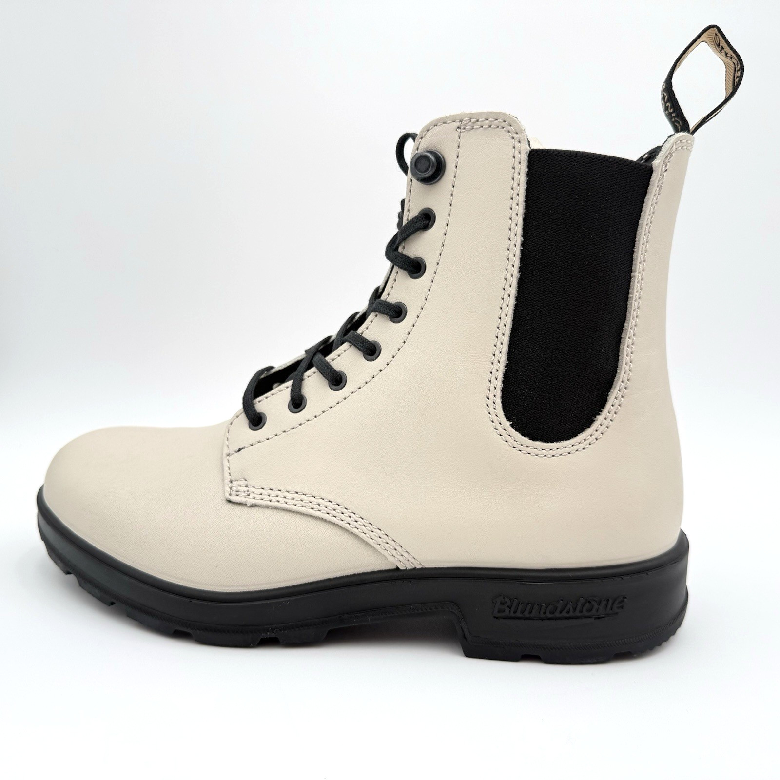 Women's US 7 / UK 4 Blundstone 2324 Lace Up Leather Combat Boots Oat image 5