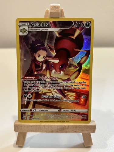 Ariados TG09/TG30 Holo Brilliant Stars Trainer Gallery Pokemon NM