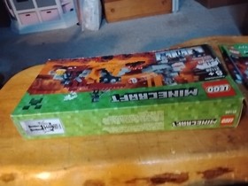  LEGO 21126 Minecraft Box, Manuals, and 2 Swords Only 