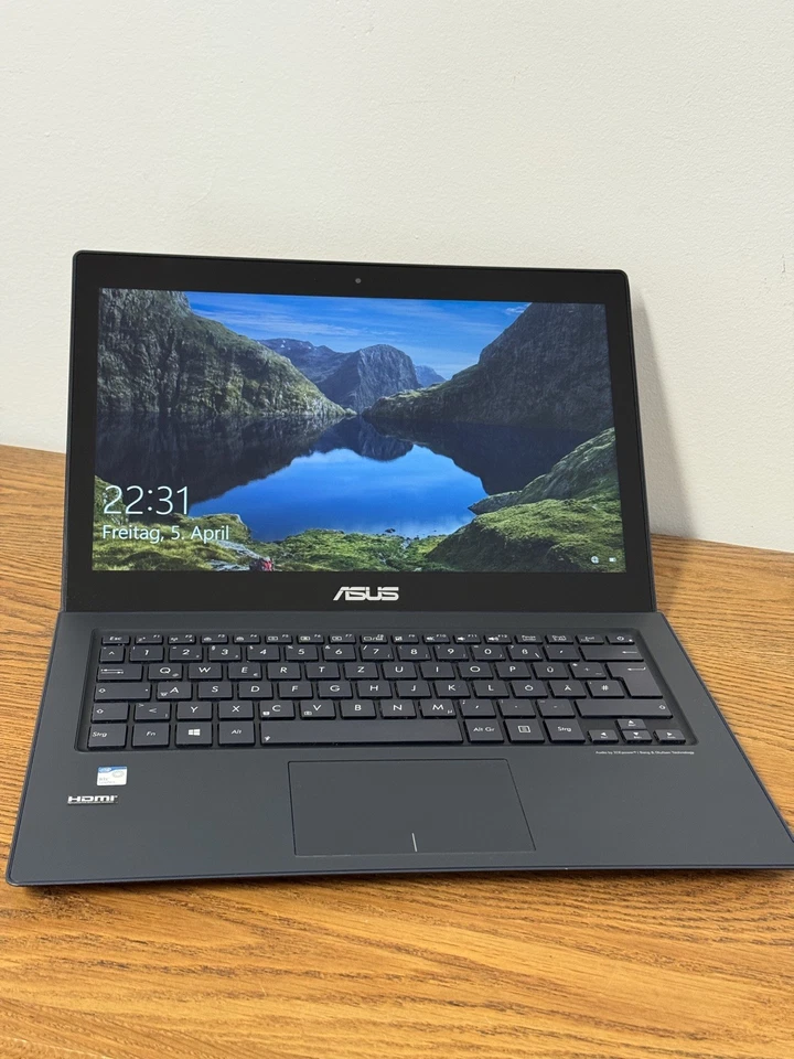 ASUS UX301LAA Notebook PC Touch Windows 10 Intel i7 dunkelblau | Top Zustand - Bild 2 von 4