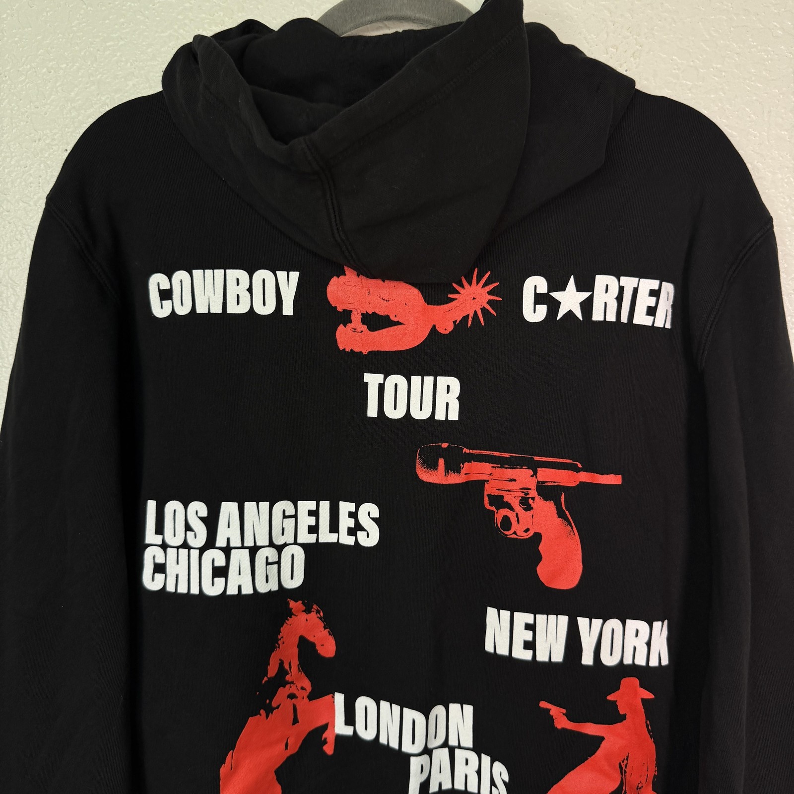 Beyonce Cowboy Carter Tour Jacket Medium Black Zip Up CCT 2025 Concert Merch M
