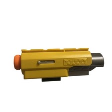 Nerf N-Strike Tactical Light Laser Attachment Yellow Gray Toy Gun Accessory Part