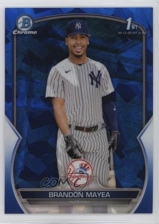 2023 Bowman Chrome Sapphire Prospects Brandon Mayea #BCP-188 18rs