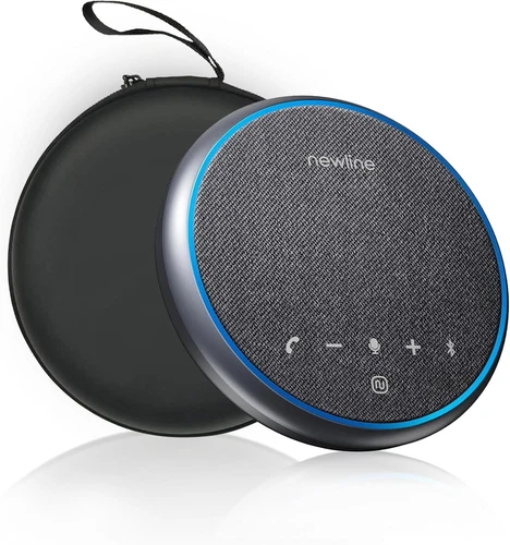 Conference Speaker and Microphone, Bluetooth Speakerphone, Noise Ash Grey 