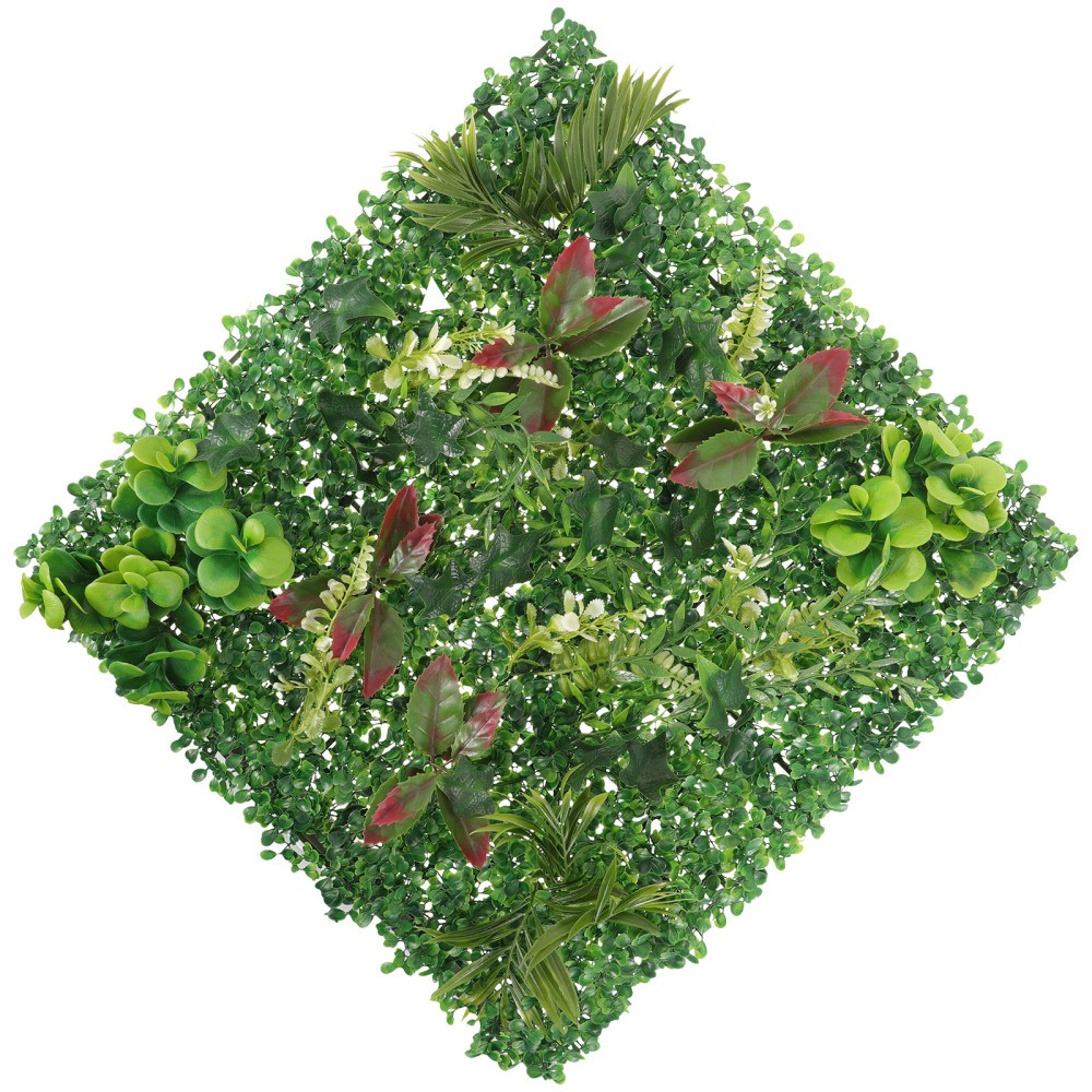 Artificial Plant Wall Decorative Greenery Hedge Panel for Privacy Screening