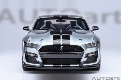 1/18 Ford Mustang Shelby GT500 Iconic Silver Model Car By AUTOart