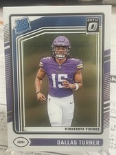Dallas Turner 2024 Donruss Optic Rookie #224 Minnesota Vikings Rookie