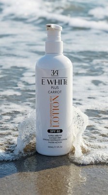 E WHITE Plus Carrot Super Lightening SPF 60 Moisturizer Lotion 500ml