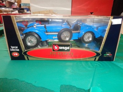 Bburago Blue 1934 Bugatti Type 59 1:18 Die Cast New in Box