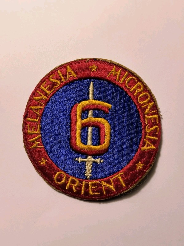 WW2 6th Marine Division Patch