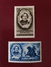STAMPS ROMANIA MNH 1948 ANNIVERSARY WRITER NICOLAI GOGOL