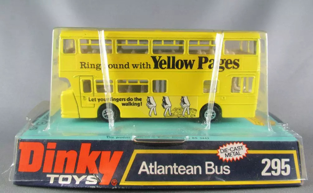 Dinky 295, Atlantean Bus (Yellow Pages) - Free Price Guide & Review