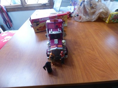 MASK Kenner Rhino complete w/Trakker, Sato, masks, missiles, functions work