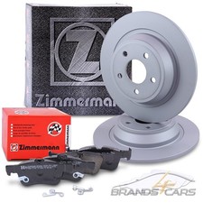 ZIMMERMANN BREMSSCHEIBEN Ø302 +BREMSBELÄGE HINTEN FÜR FORD MONDEO 5 CE CD CF