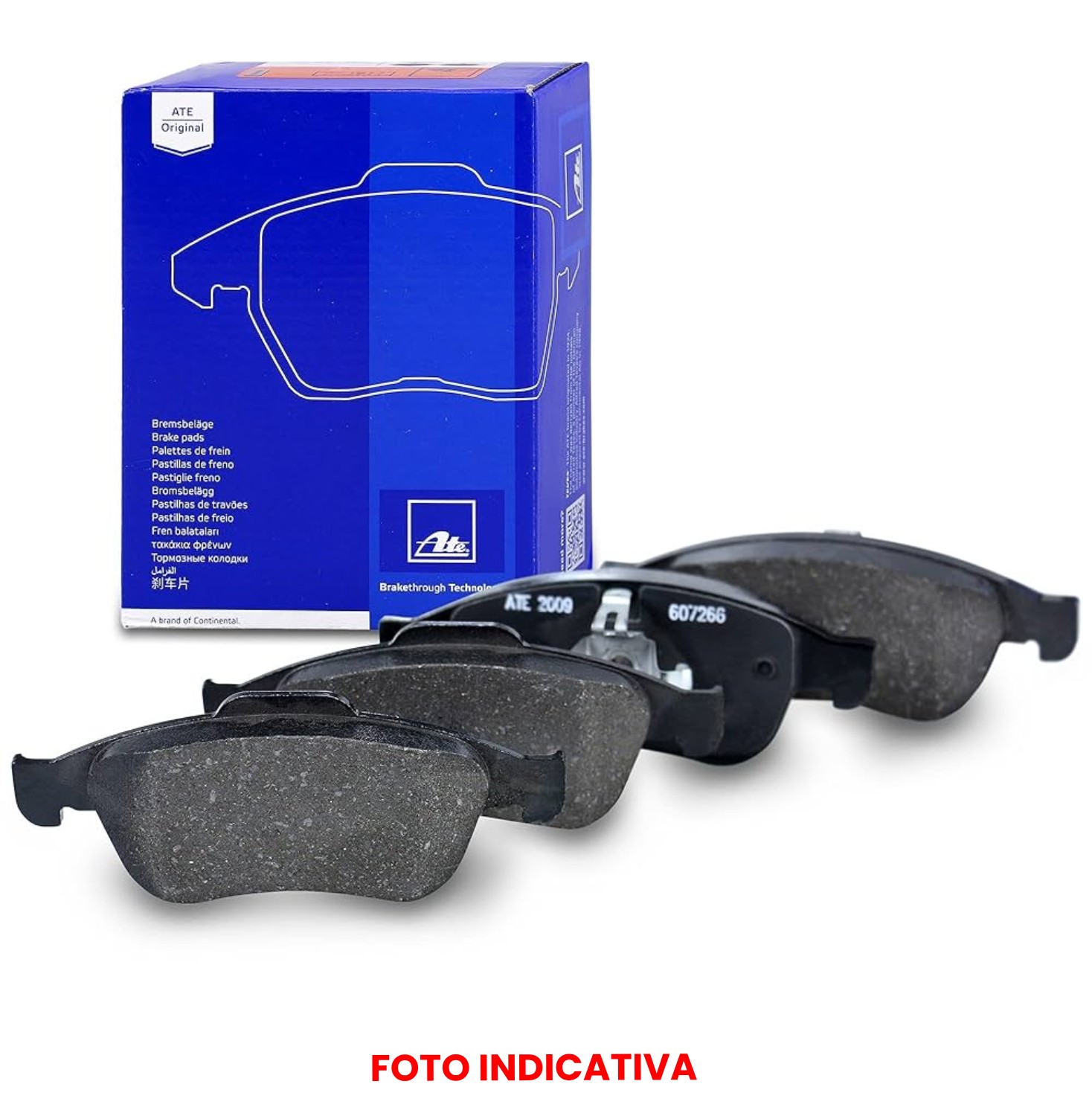 ATE 602747 Pastiglie Freno Posteriori Per Audi A4, A5, Q5 – Kit Completo Con Bulloni, Sistema Lucas/TRW