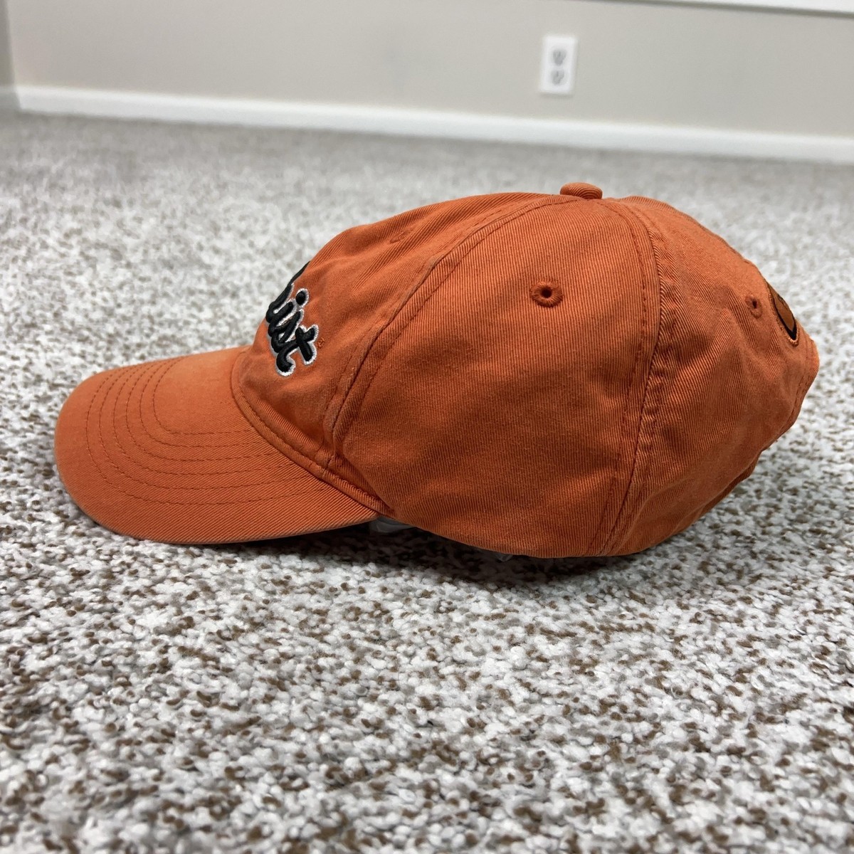 Titleist Hat Cap Strap Back Orange Pro V1 Golf Embroidered Mens