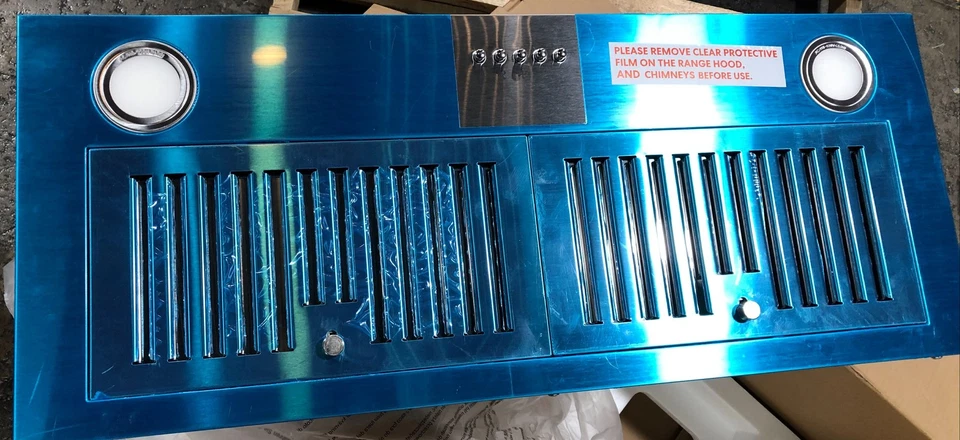 AKDY 30in. Built in Insert Ducted/Ductless Range Hood Stainless Steel - Image 2 of 3