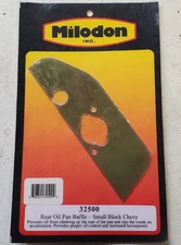 Milodon 32500 Rear Oil Pan Baffle Engine Oil Pan Baffle Small Block Chevy