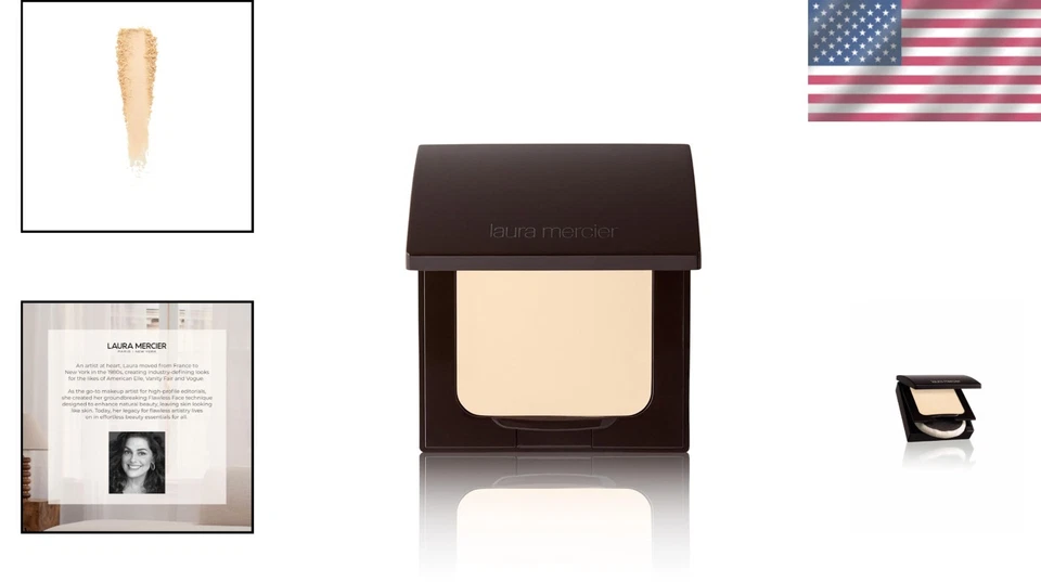 Long-Lasting Translucent Matte Powder - Sweat-Resistant, Includes Applicator - Image 2 of 4