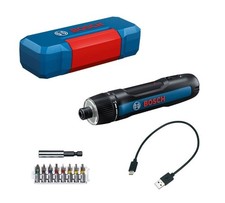 Bosch GO 3.6V Professional Cordless Screwdriver + 9 Pieces Acc Set + case + USB