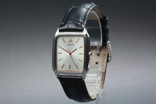 [Exc+5]  SEIKO CREDOR 7771-5030 28mm Silver Dial Qz Men's Watch From JAPAN