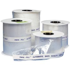 Open Poly Bags On A Roll, 12" X 9", 1.40 Mil, Clear, None, 1250 Pk, 5Cpt6