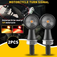 2Pcs LED Motorcycle Tail Light Bullet Brake Blinker Turn Signal Lamp For Harley