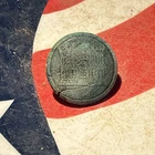 Rare Dug Civil War  💥 🇺🇸 💣 Castle Engineer Button Confederate Va