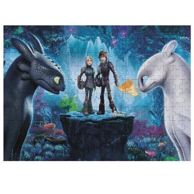 MARKENLOS Train your dragon Puzzle 35/70/120/200/300/500/1000 Teile Geschenk für Kinder