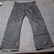 Ocean and Earth Snowboard Ski Pants Size XL Black Insulated
