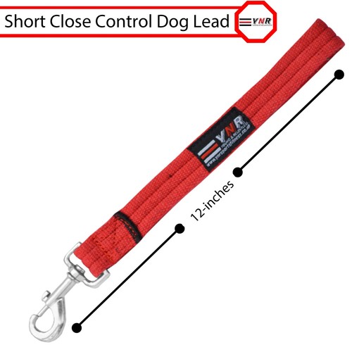 10" Heavy Duty Short Dog Training Lead Leash Grab Handle Close / Traffic Control - Picture 37 of 40